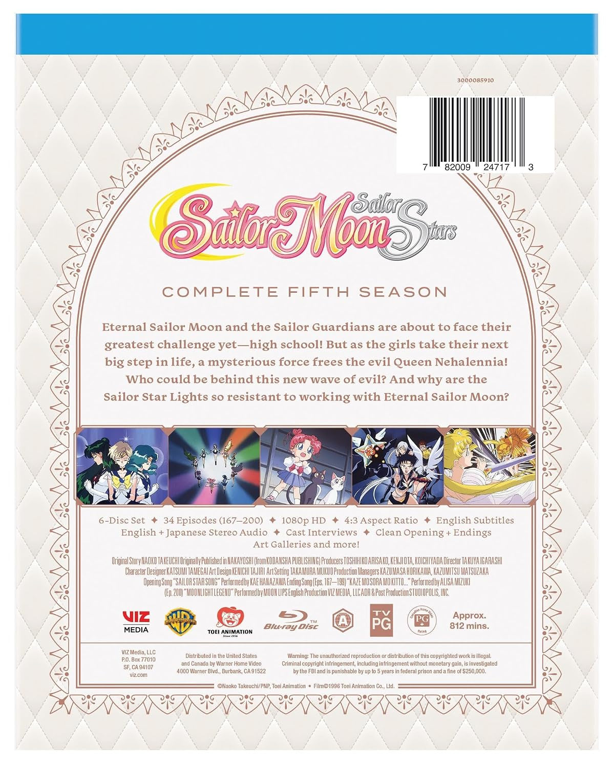 Sailor Moon Sailor Stars: The Complete Fifth Season (BD)
