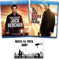 Jack Reacher: Complete Movie Series 1-2 Blu-ray Tom Cruise Collection with Bonus Art Card (Original and Never Go Back)