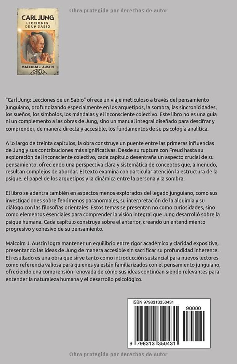 CARL JUNG - Lecciones de un Sabio: Descifrando Los Arquetipos, La Sombra, Las Sincronicidades, Los Sueños, Los Símbolos, Mandalas Y El Inconsciente Colectivo (METAFÍSICA del YO SOY) (Spanish Edition)