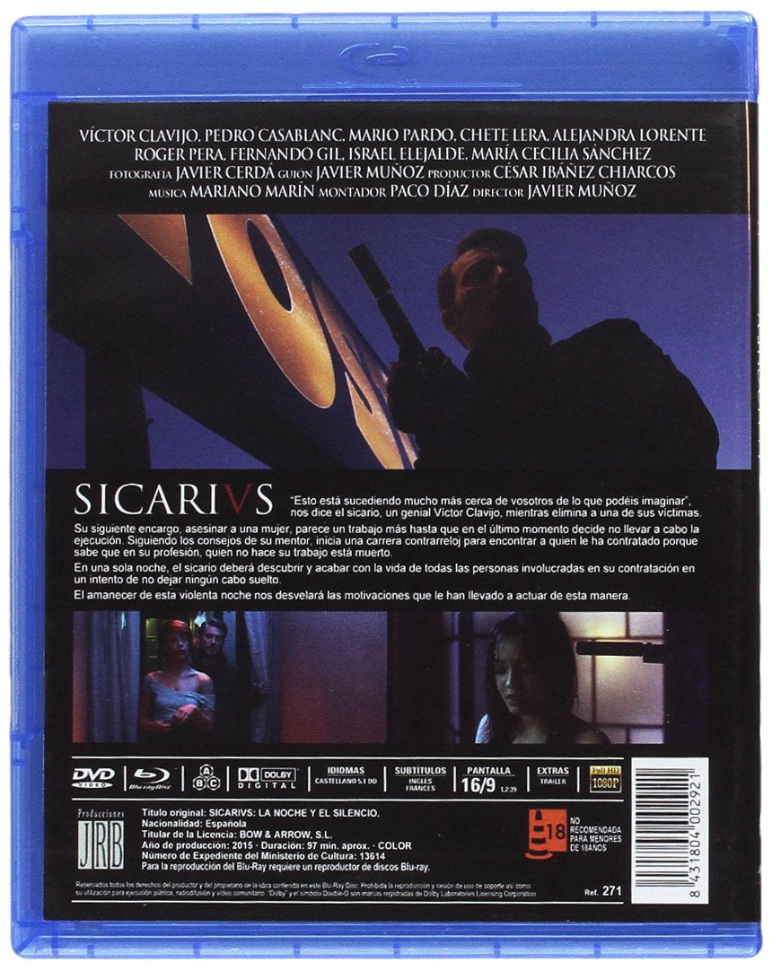 Sicarivs: the Night and the Silence ( Sicarivs: La noche y el silencio ) (Blu-Ray & DVD Combo) [ Blu-Ray, Reg.A/B/C Import - Spain ]