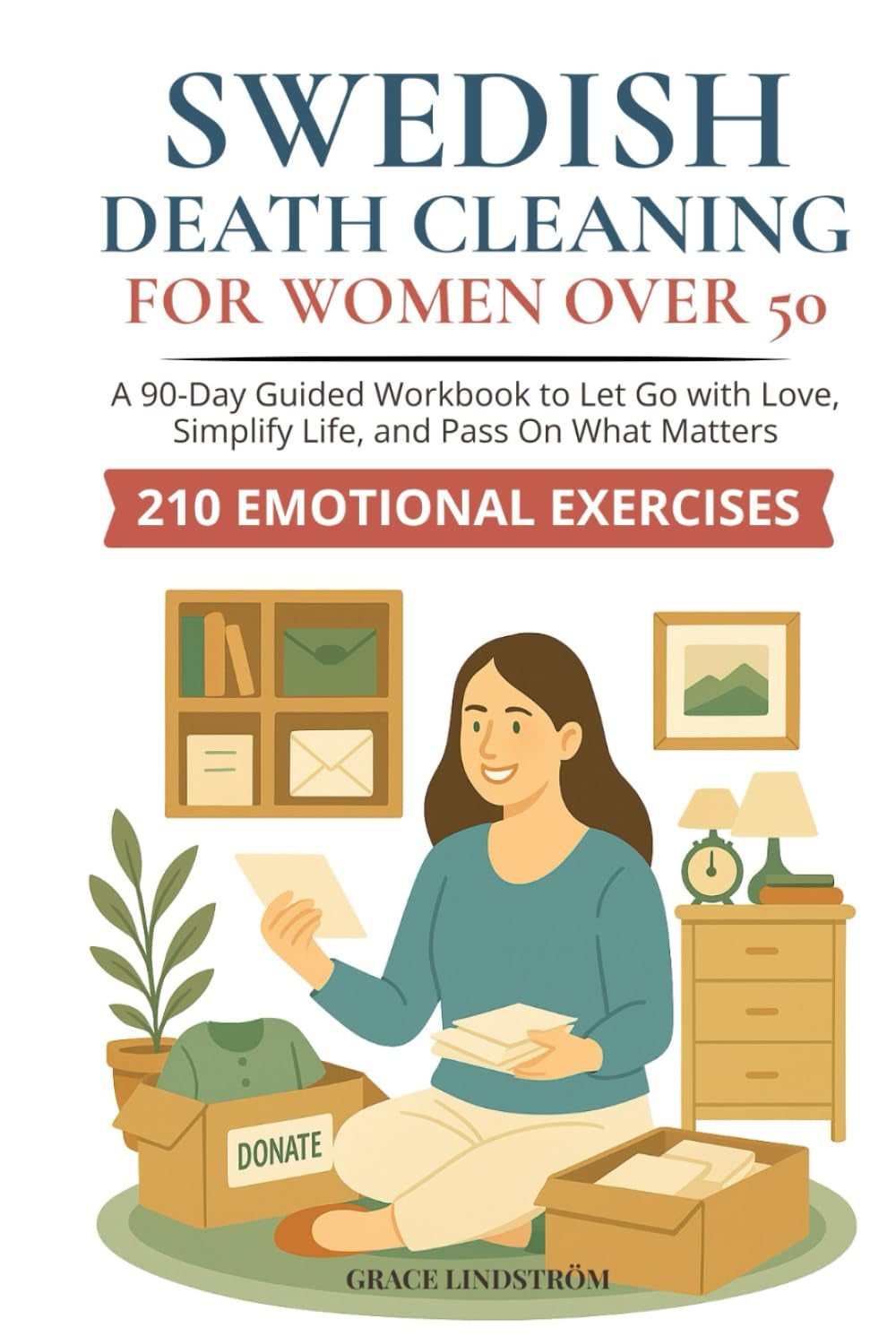 Swedish Death Cleaning for Women Over 50: Declutter Your Home, Free Your Heart, and Leave a Meaningful Legacy – A 90-Day Guided Workbook to Let Go with Love, Simplify Life, and Pass On What Matters