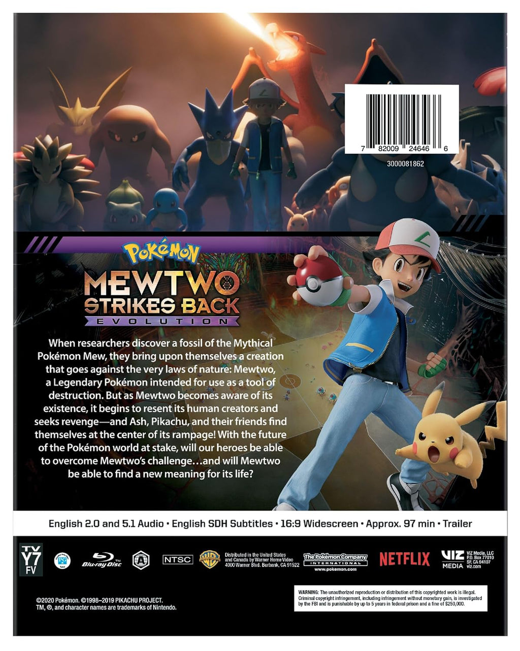 Pokemon the Movie: Mewtwo Strikes Back Evolution (BD)