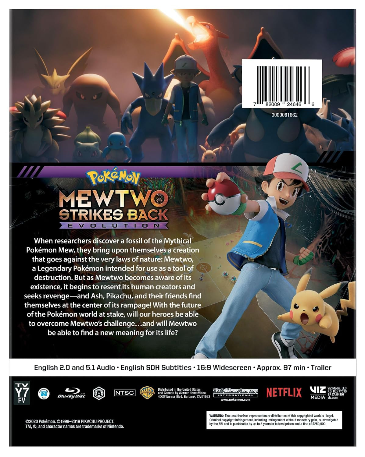 Pokemon the Movie: Mewtwo Strikes Back Evolution (BD)