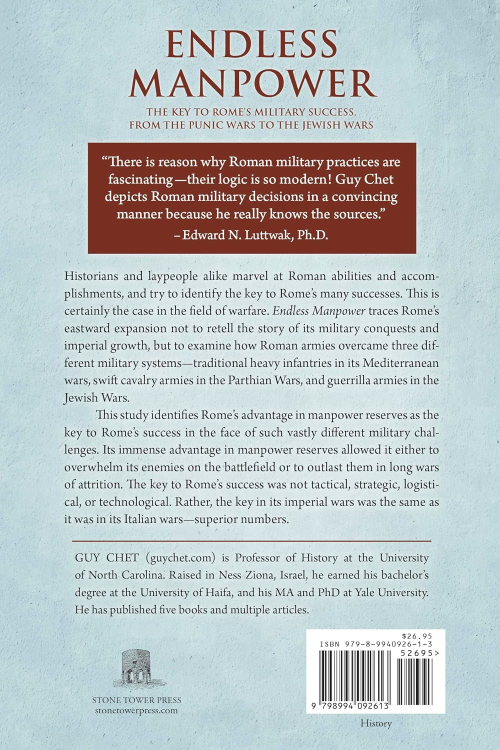 Endless Manpower: The Key to Rome's Military Success, from the Punic Wars to the Jewish Wars