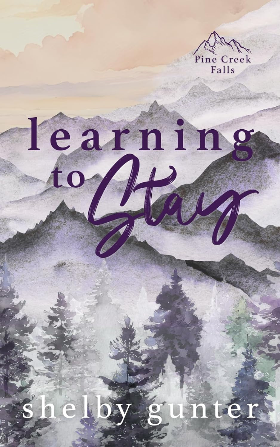 Learning to Stay: A Single Dad, Cowboy Romance (Pine Creek Falls)