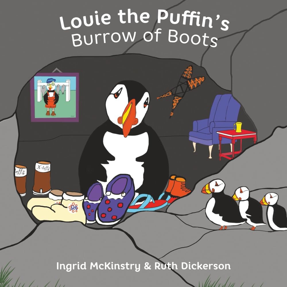 Louie the Puffin's Burrow of Boots