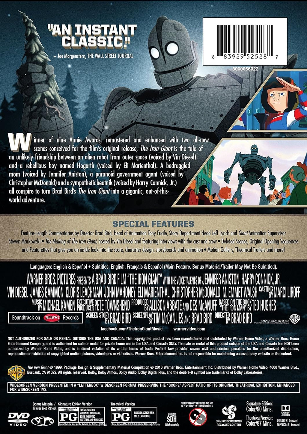 The Iron Giant (1999) - Signature Edition DVD