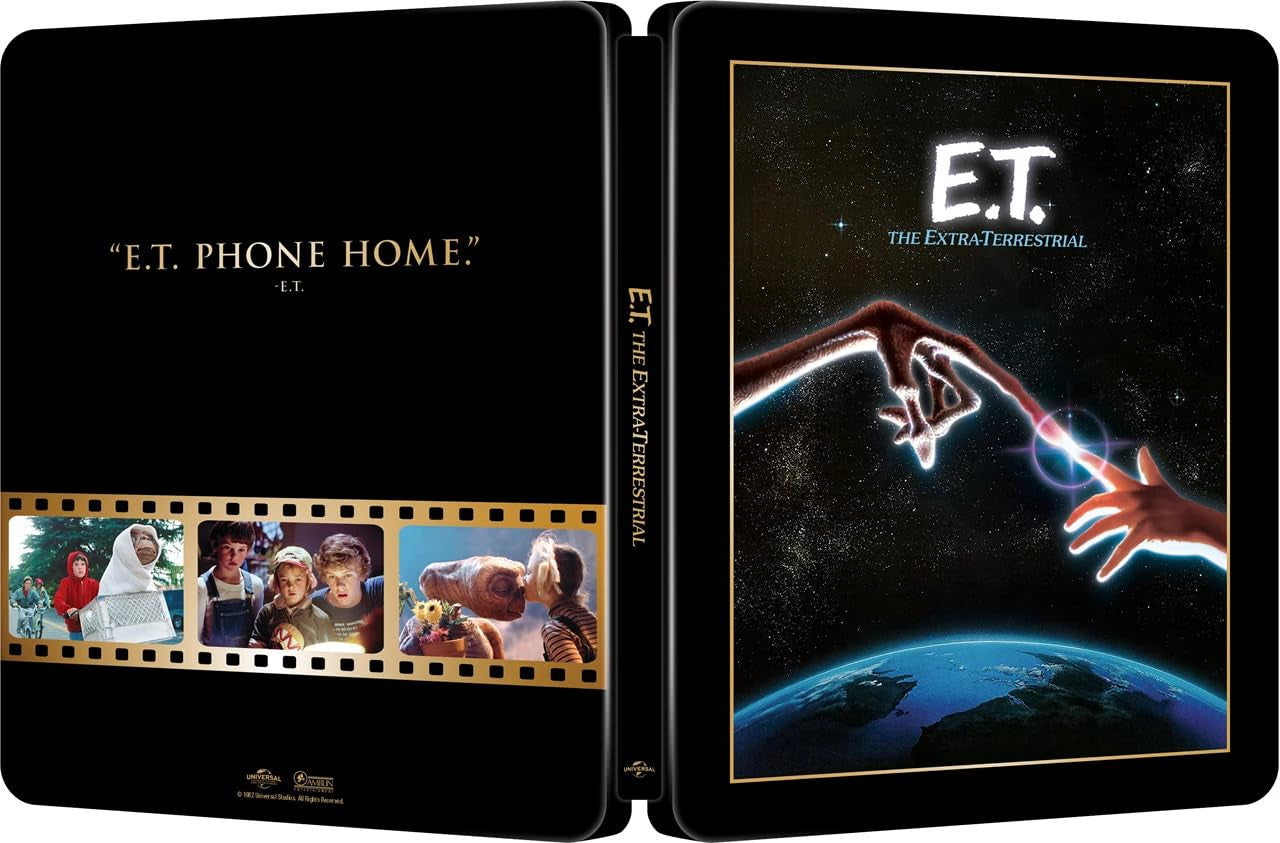 E.T. the Extra-Terrestrial (Limited Edition, SteelBook) [Special Bonus Features / 1982] [4K UHD + Blu-ray] [Region Free]