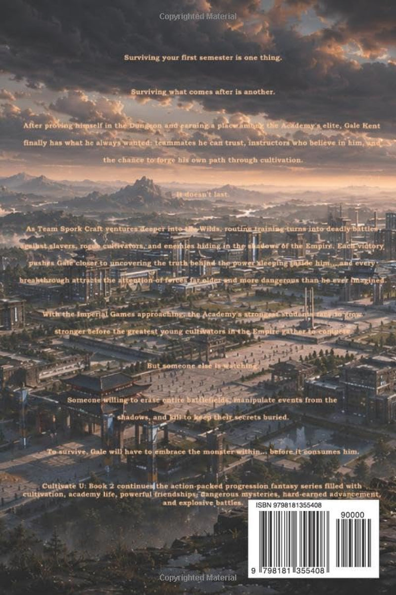 CULTIVATE U - A Wuxia LitRPG Progression Fantasy: Book Two of the Cultivate U Series