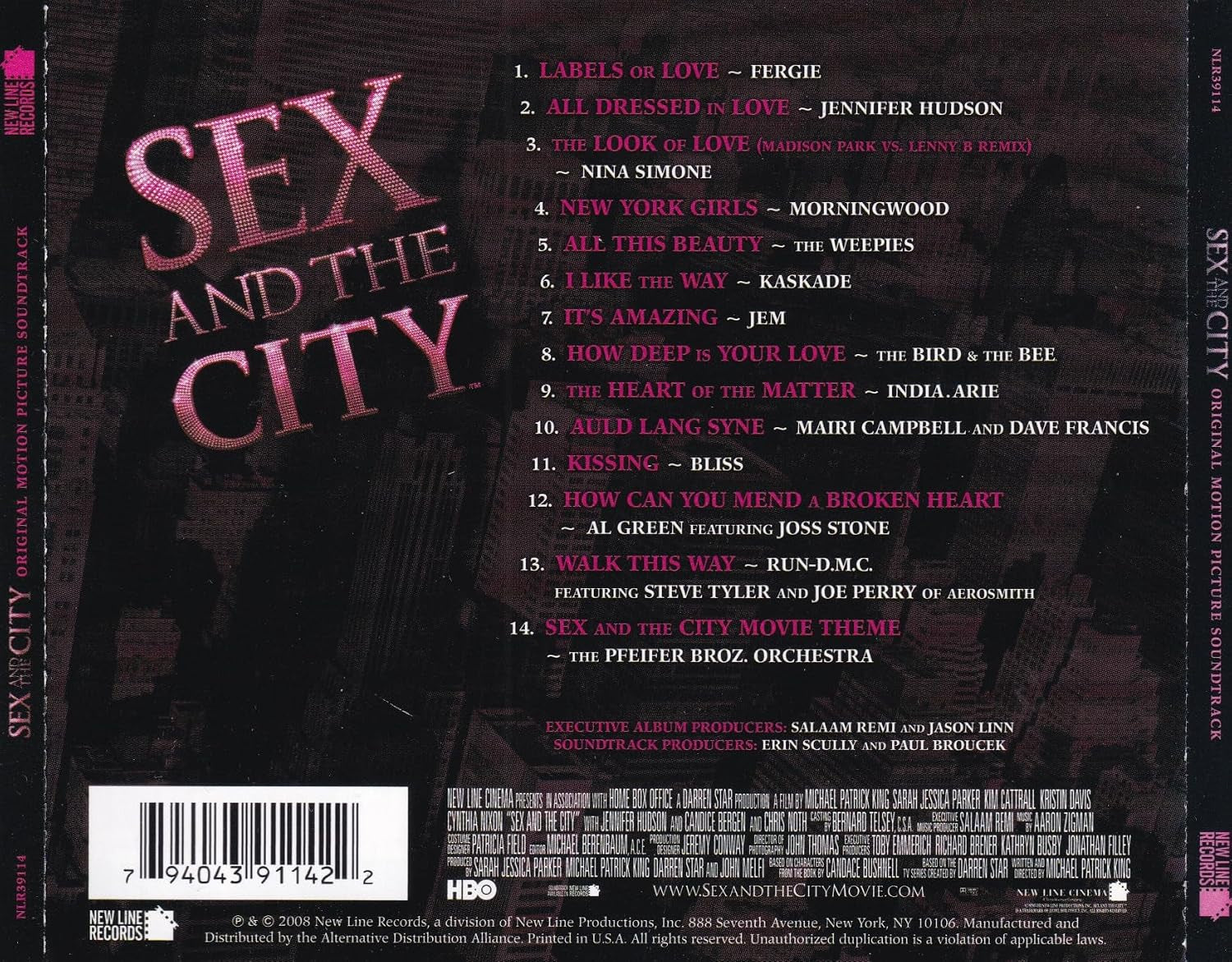 Sex And The City Soundtrack