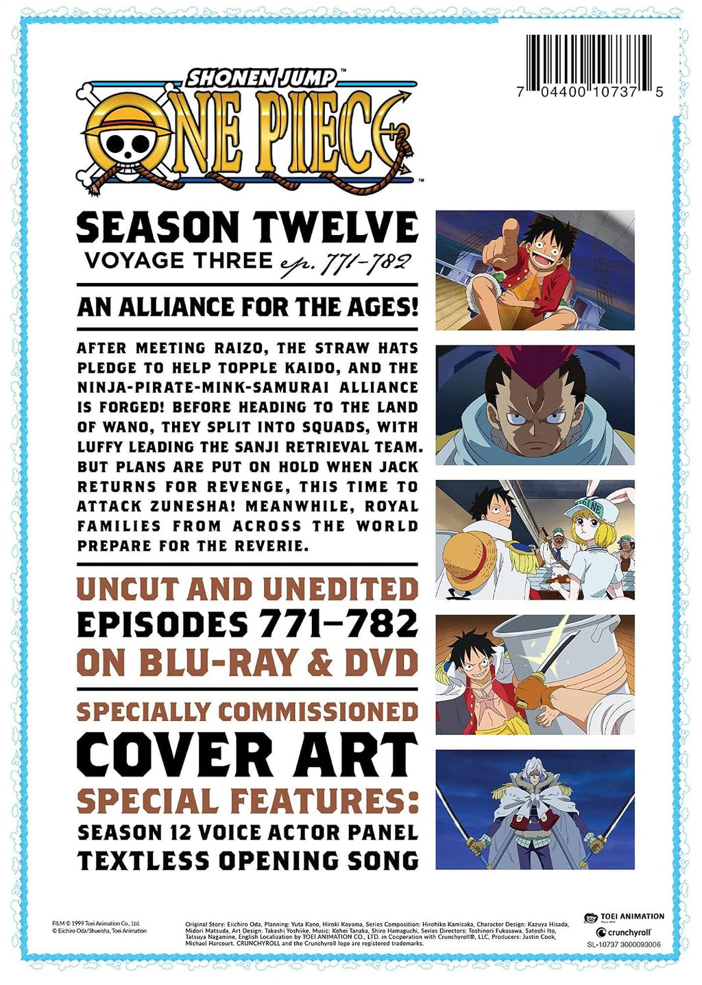 One Piece: Season Twelve, Voyage Three - Blu-ray + DVD