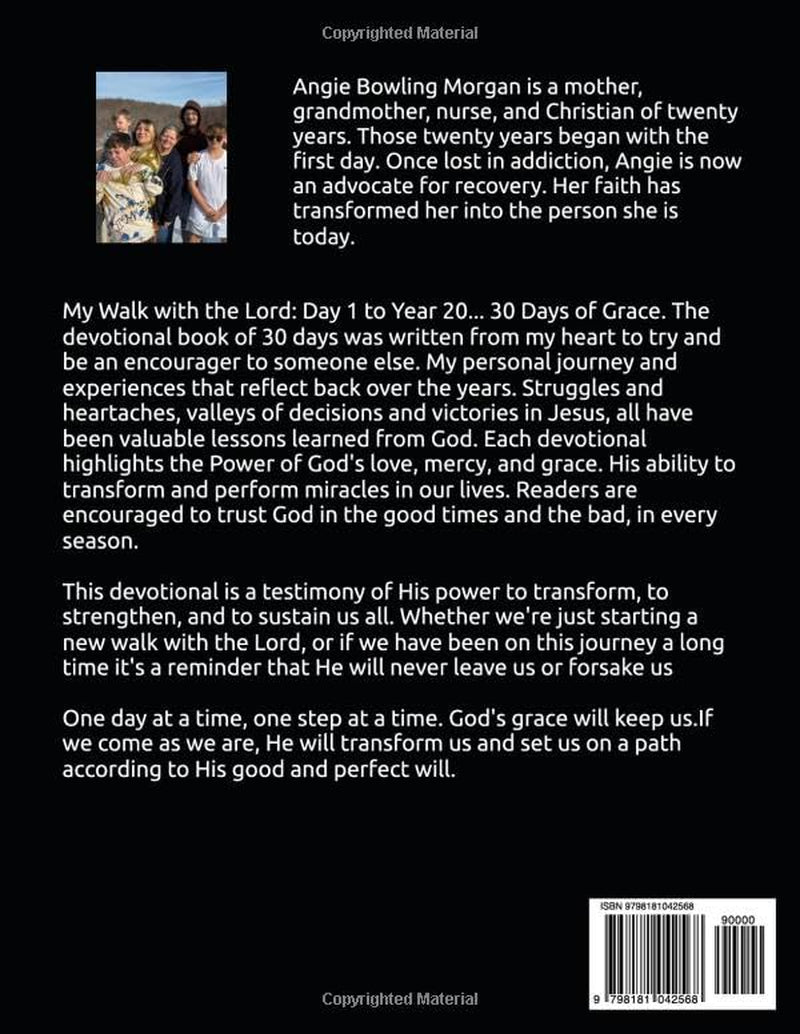 My Walk with the Lord... Day 1 to Year 20: 30 Days of Grace