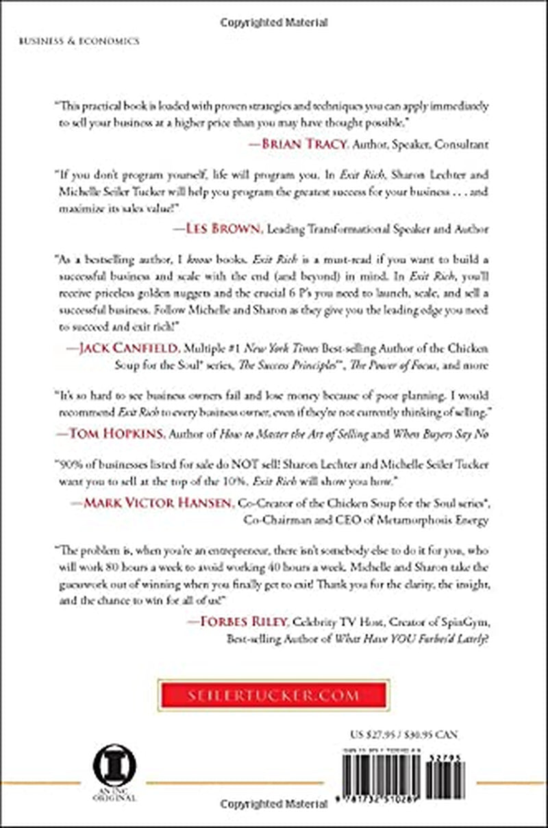 Exit Rich: The 6 P Method to Sell Your Business for Huge Profit