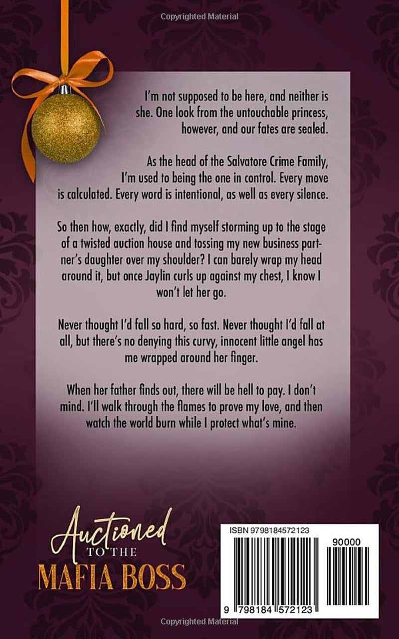 Auctioned to the Mafia Boss: A Forbidden Mafia Romance