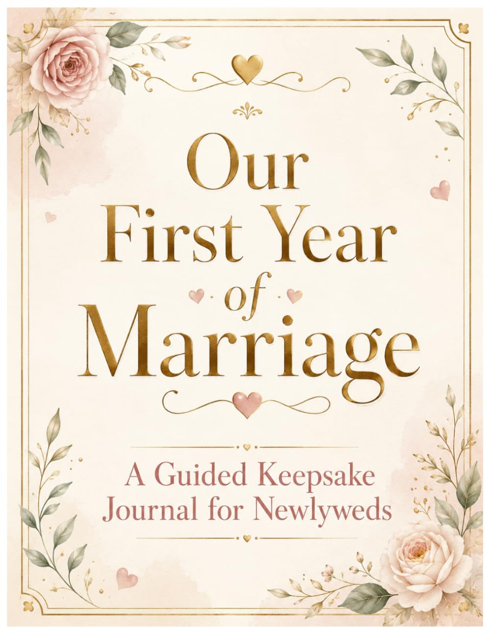 Our First Year of Marriage: A Guided Keepsake Journal for Newlyweds to Capture Memories, Milestones, Love Notes & Special Moments
