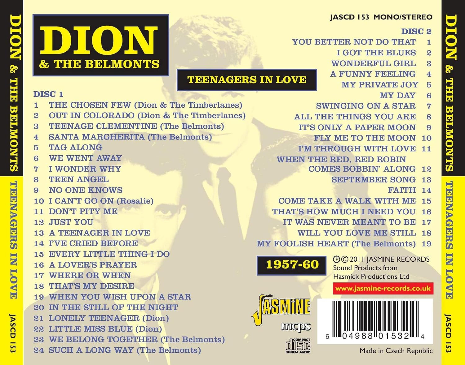 Teenagers In Love: 1957-1960 ORIGINAL RECORDINGS REMASTERED SET