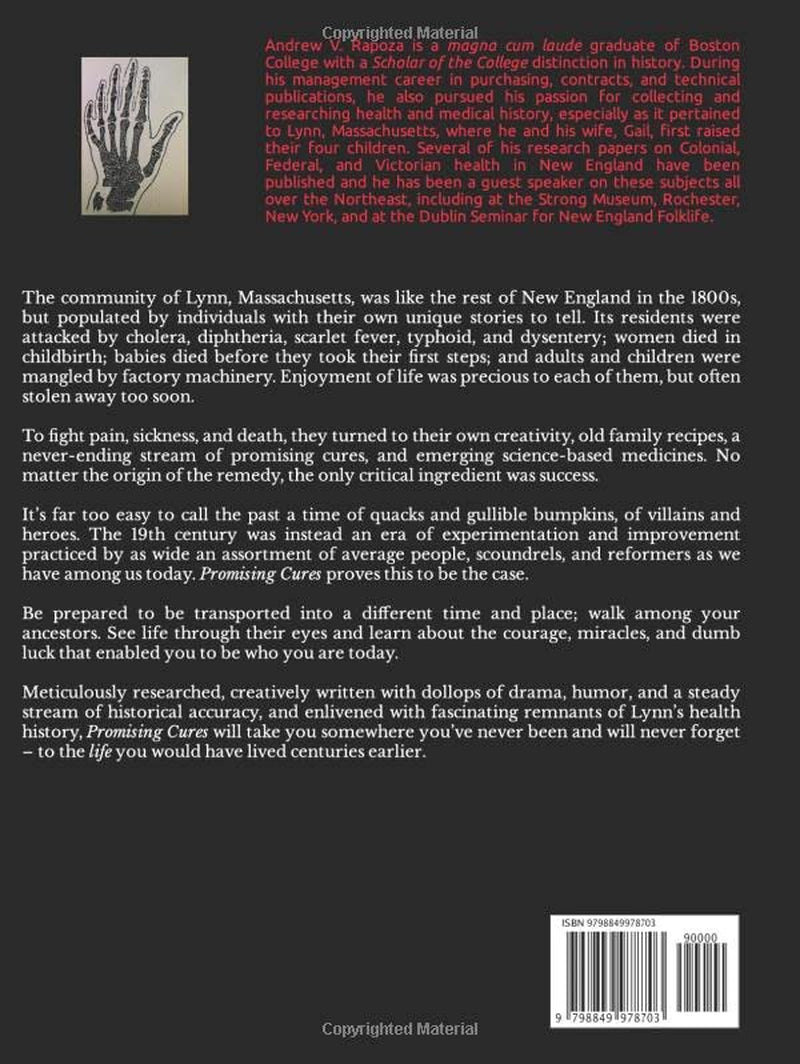 PROMISING CURES: The Pursuit of Health in a 19th Century New England Community: Lynn, Massachusetts