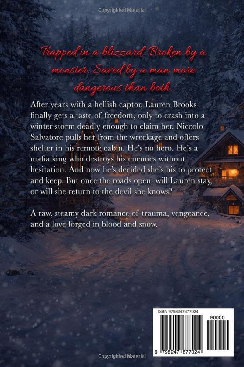 Snowed In With A Mafia Boss: A BWWM Dark Romance