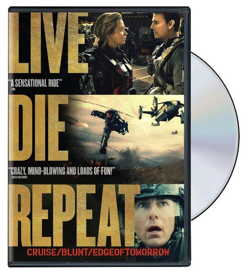 Live, Die, Repeat - Edge of Tomorrow DVD Edition (Cruise, Blunt, 2014)