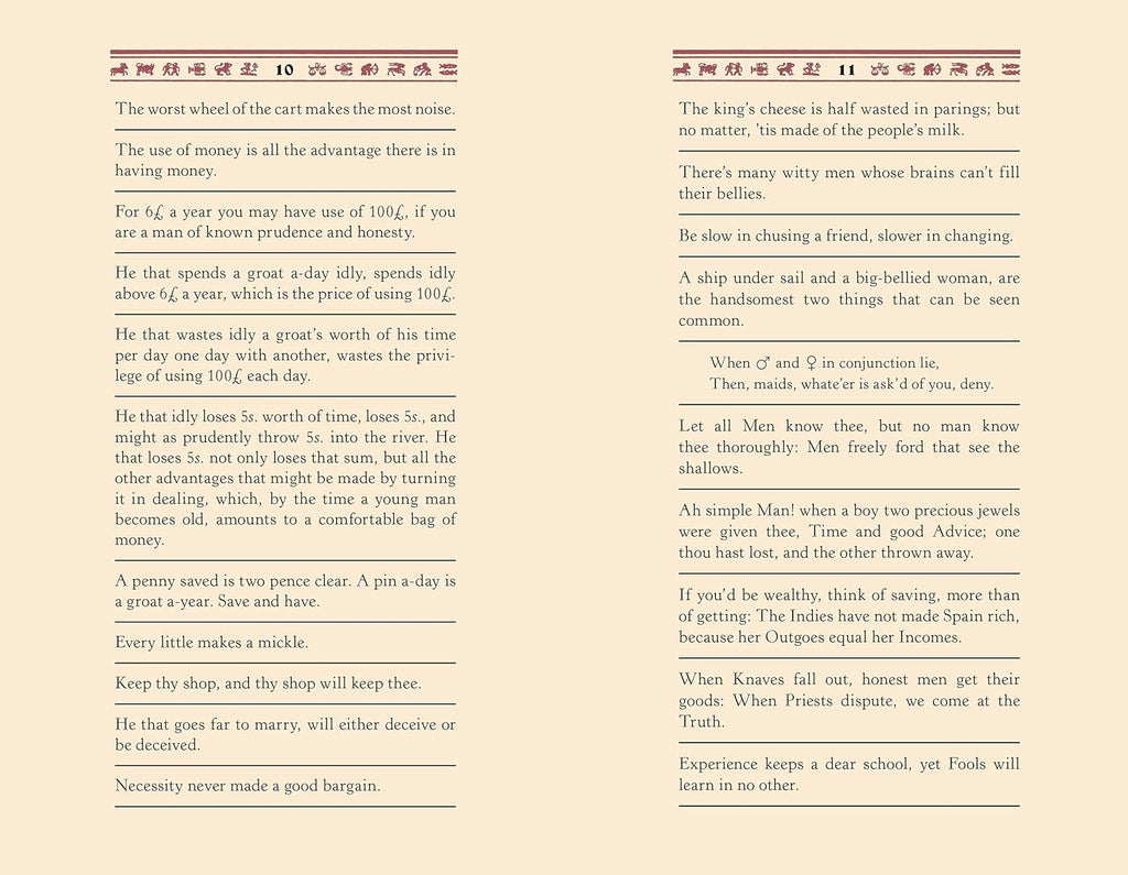 Poor Richard's Almanack (Deluxe, Hardbound Edition)