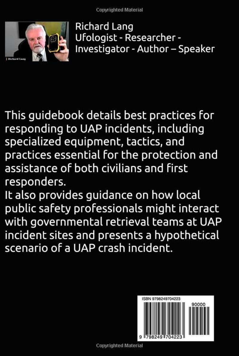 UAP Incidents First Responders Guide: POLICE - EMS - FD