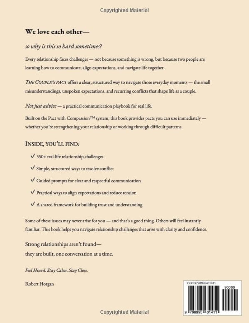 The Couple's Pact: The Communication Playbook for Connection, Conflict Resolution, and Real-Life Relationship Challenges