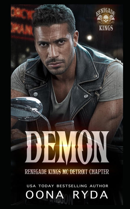 Demon: Age-gap Instalove Romance (Renegade Kings MC, Detroit Chapter)