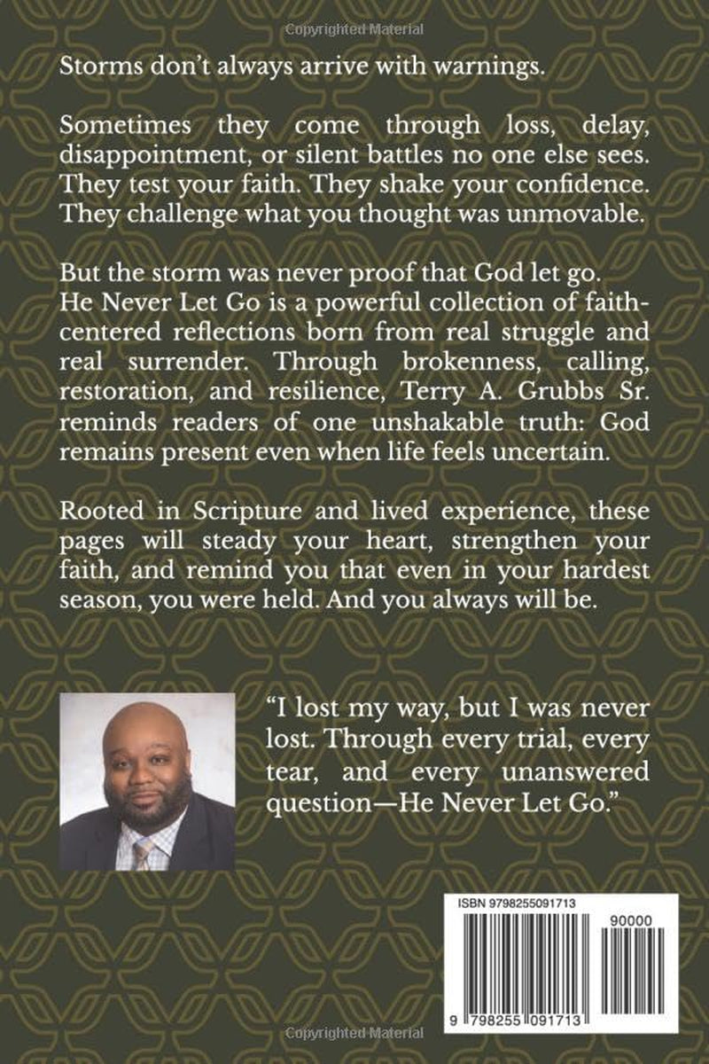 He Never Let Go: Finding Peace, Purpose, and Power