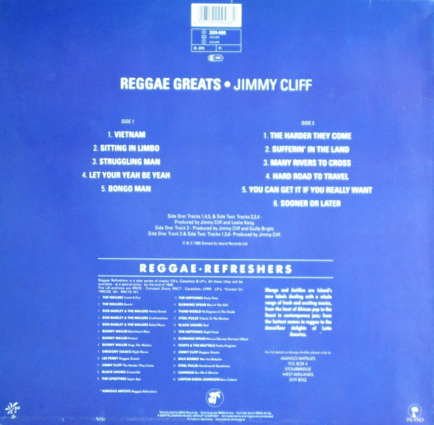 Reggae Greats [Vinyl LP] [Schallplatte]