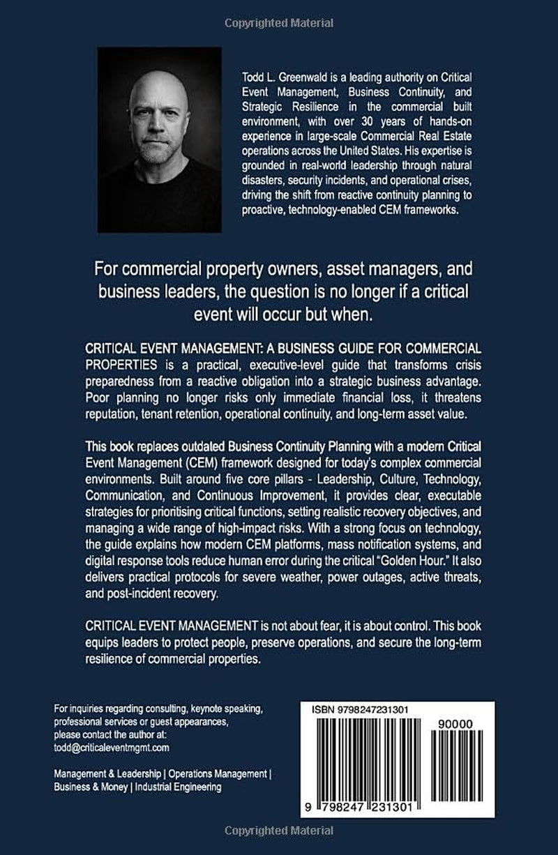CRITICAL EVENT MANAGEMENT: A Business Guide for Commercial Properties