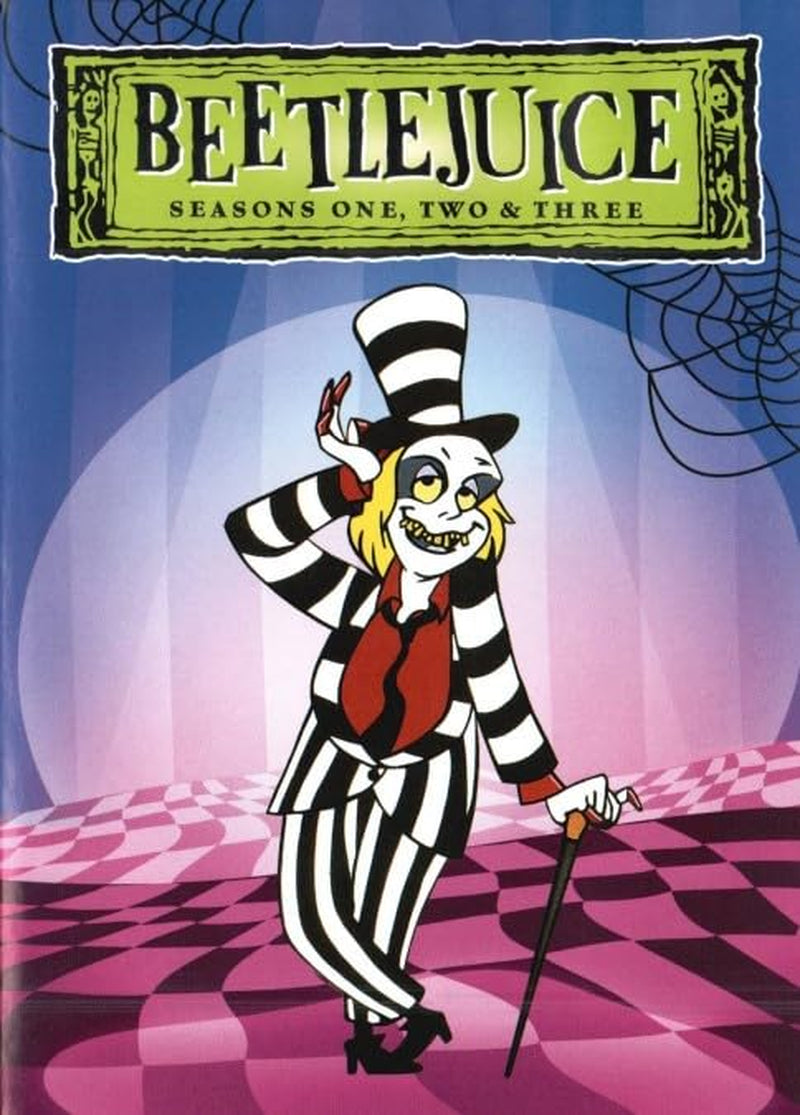 Beetlejuice: The Animated Series - Complete Seasons 1–3 [DVD] Classic 90s Cartoon Collection (4-Disc Set)