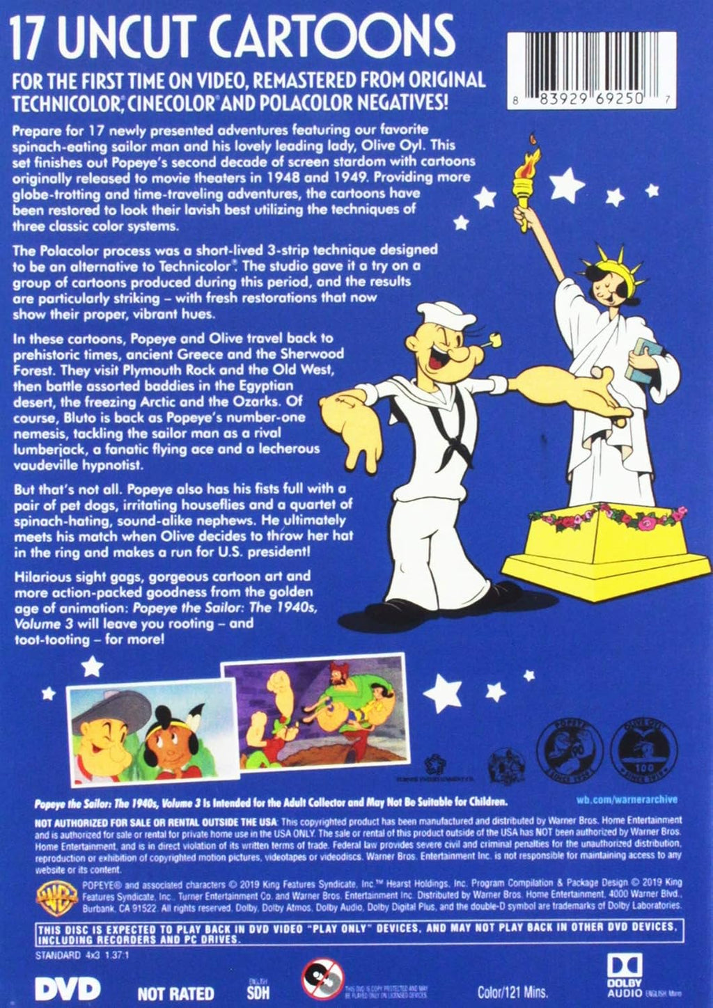 Popeye the Sailor: The 1940s Volume 3
