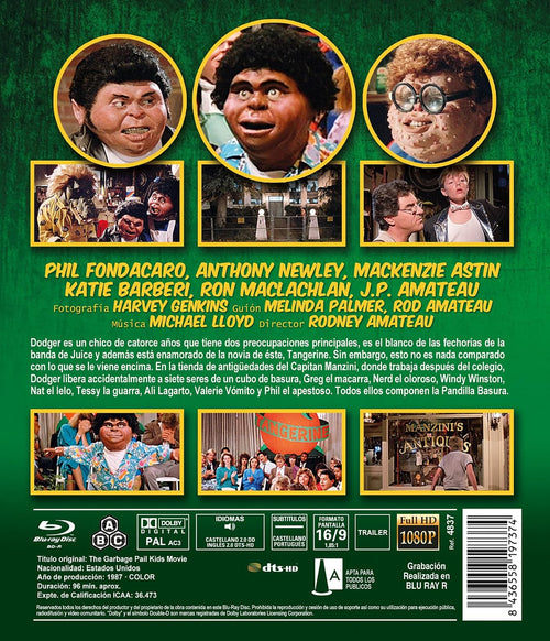 The Garbage Pail Kids Movie [ Blu-Ray, Reg.A/B/C Import - Spain ]