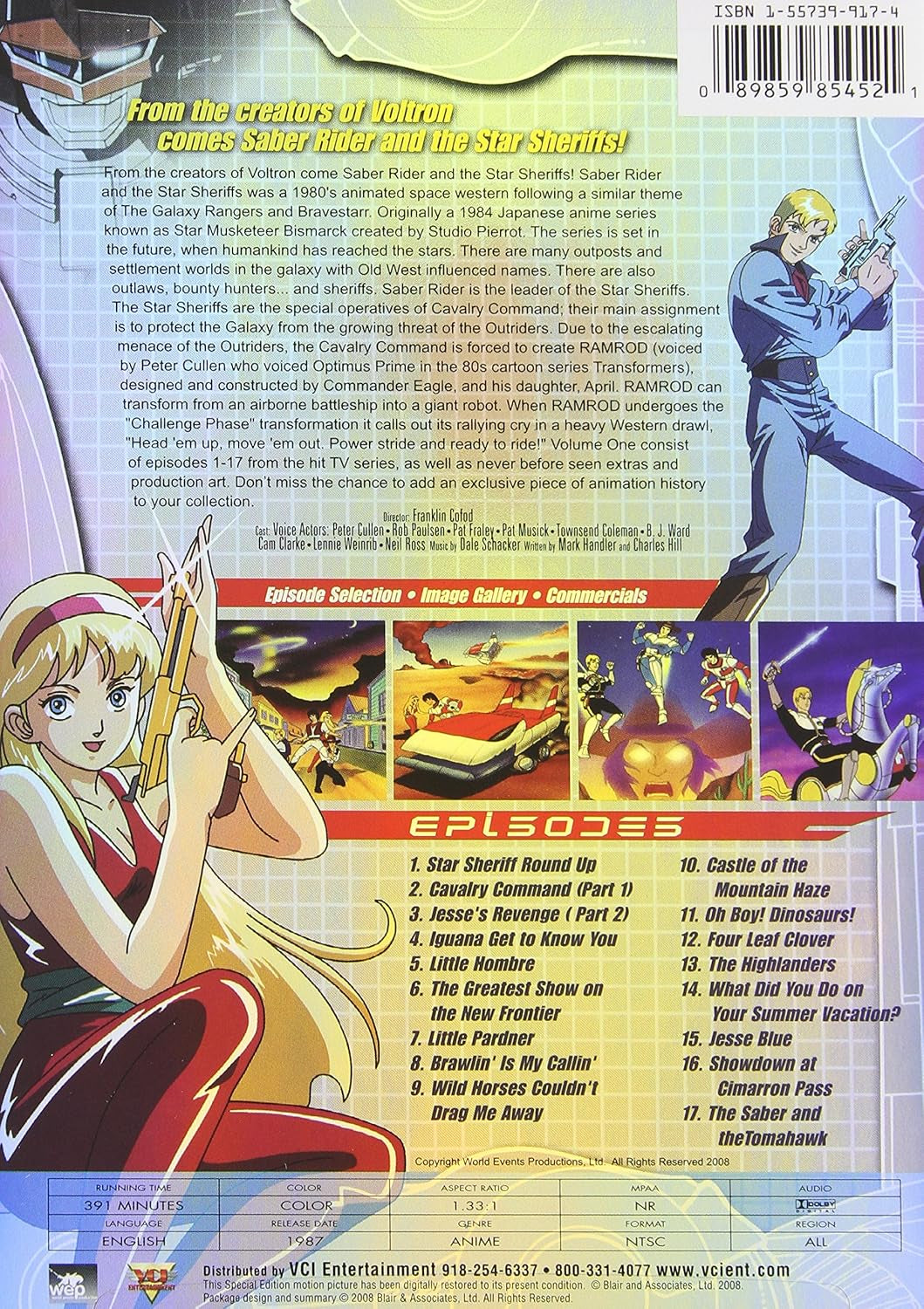 Saber Rider & the Star Sheriffs [DVD]