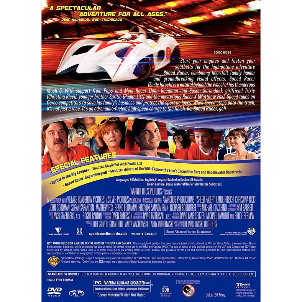 Speed Racer (Full Screen Edition)