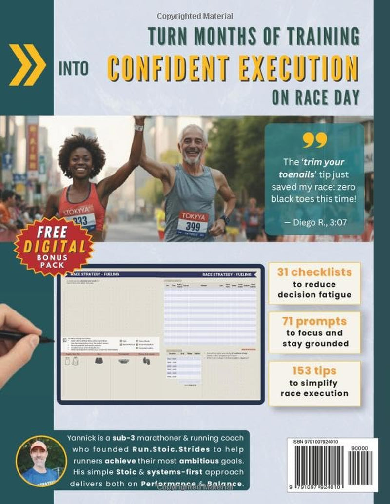 26.2 Secrets for Running Marathon Races with High Confidence: A Simple, Hour-by-Hour Workbook for Runners & Marathoners of All Levels With 150+ Pacing ... (Highly Effective Marathon Training Plan)