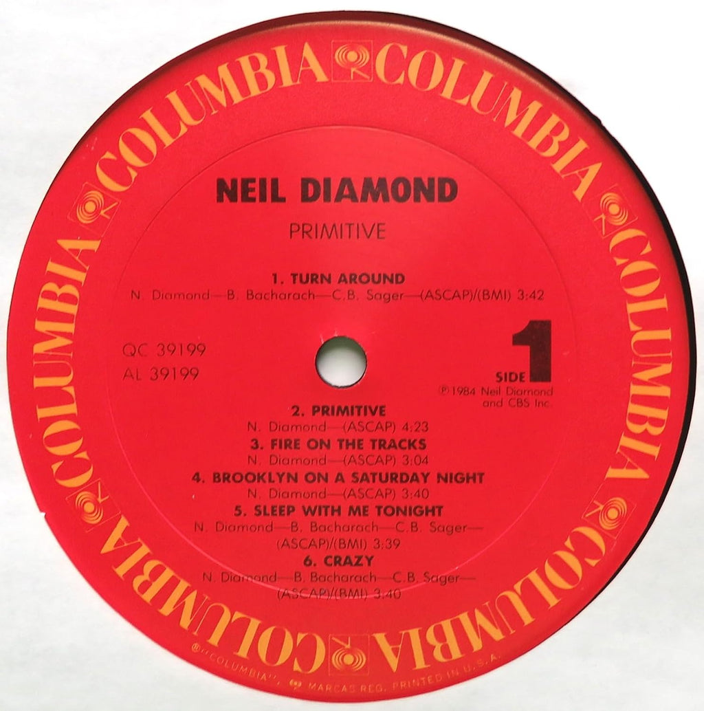 NEIL DIAMOND PRIMITIVE record