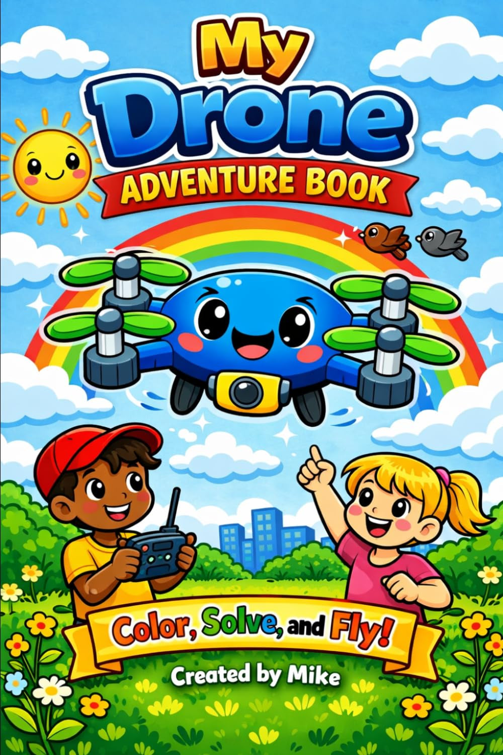 My Drone Adventure Kids Coloring Book Part 2 (Drone Adventure Activity Coloring Books)