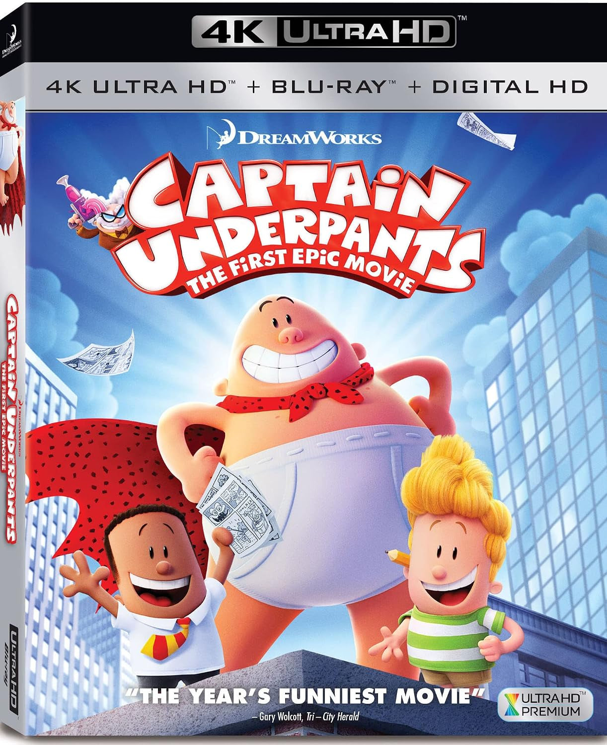 Captain Underpants: The First Epic Movie - Hero Edition 4K Ultra HD + Blu-ray + Digital