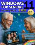 Windows 11 for seniors: A complete guide with big text, illustrated steps, and clear instructions to browse, email, and video call without fear, even if tech scares you!