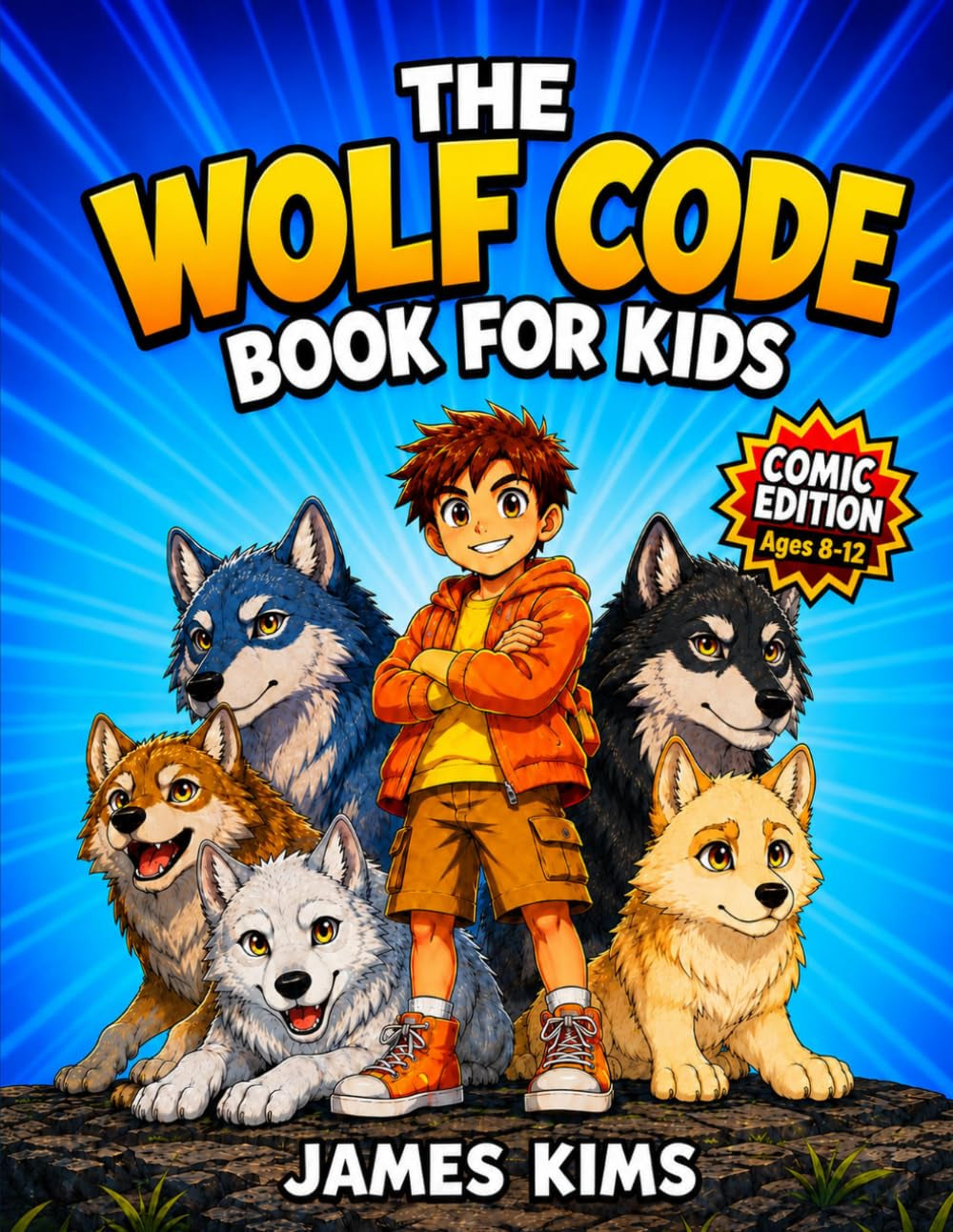 The Wolf Code Book for Kids: 24 Illustrated Stories for Ages 8-12 to Discover the Way of the Wolf and Build Confidence, Leadership, Teamwork, and Inner Strength (Comic Edition)