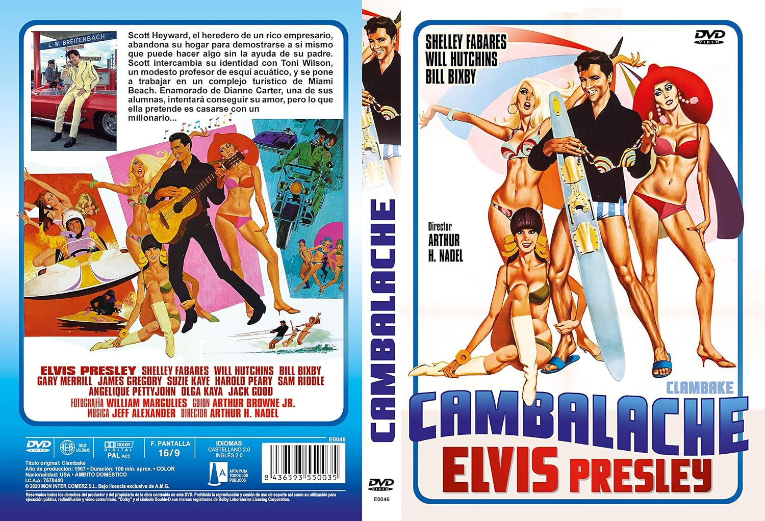 Clambake [ NON-USA FORMAT, PAL, Reg.0 Import - Spain ]