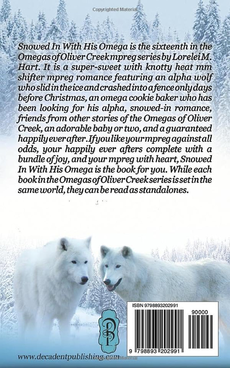 Snowed in With His Omega: M/M Shifter Mpreg Romance (Omegas of Oliver Creek)