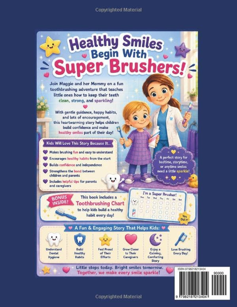 Toothbrushing with Maggie & Mommy (Sparkly Smiles Series)
