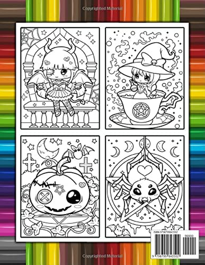 Creepy Kawaii Pastel Goth Coloring Book: Creepy And Horror Coloring Book For Adults With Fun Kawaii Designs For Relaxation