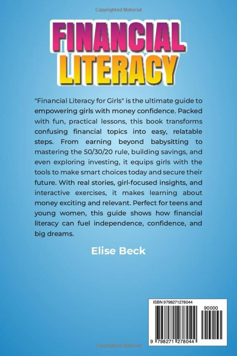 Financial Literacy for Girls: Teach Money Skills, Budgeting, and Smart Saving to young ladies