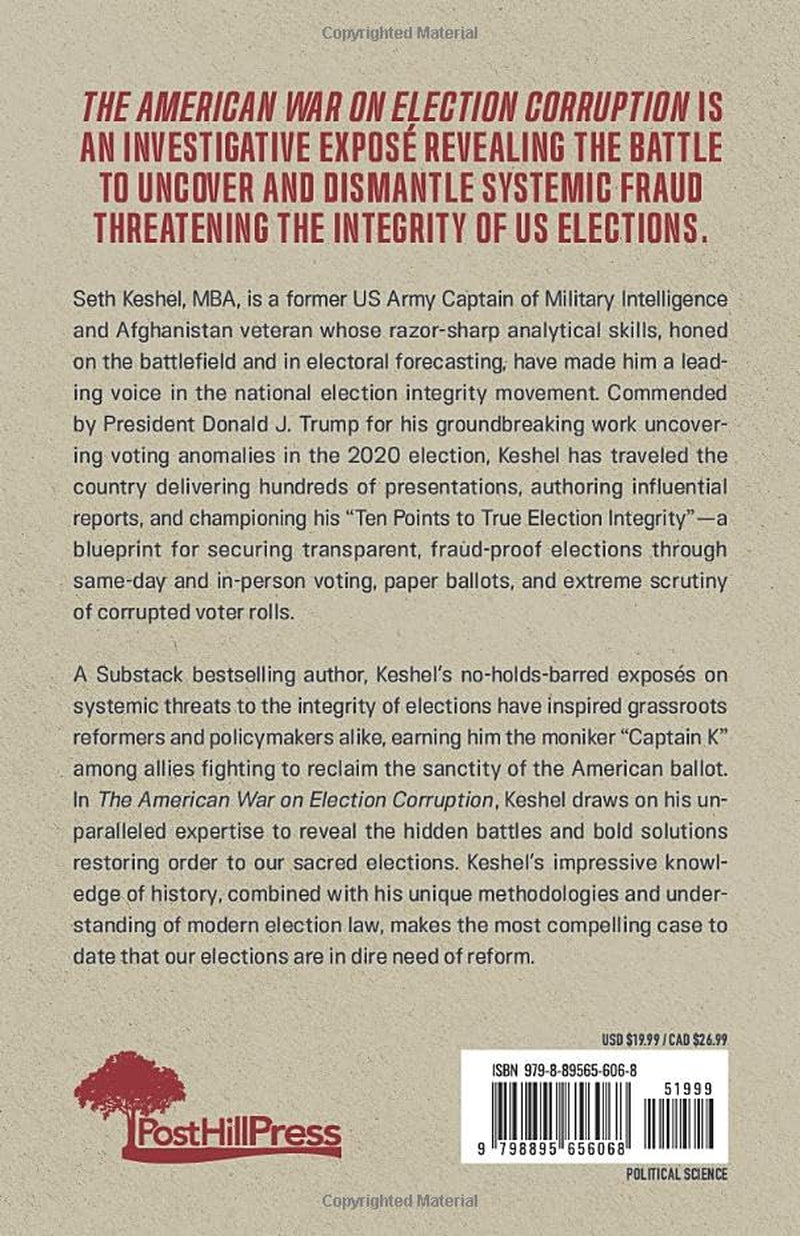 The American War On Election Corruption: The Crusade to Restore Trust in Voting
