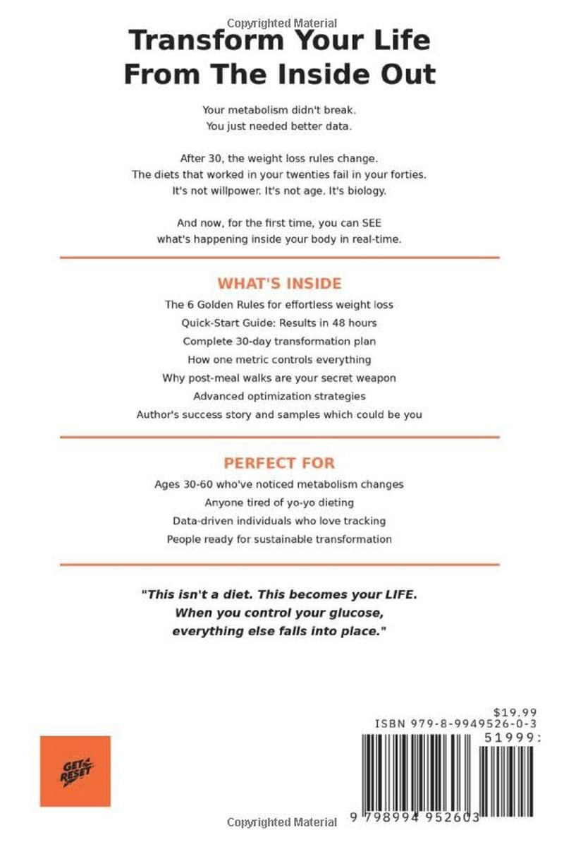 The Glucose Reset: Effortless Weight Loss using CGM Technology (Get Reset Series)