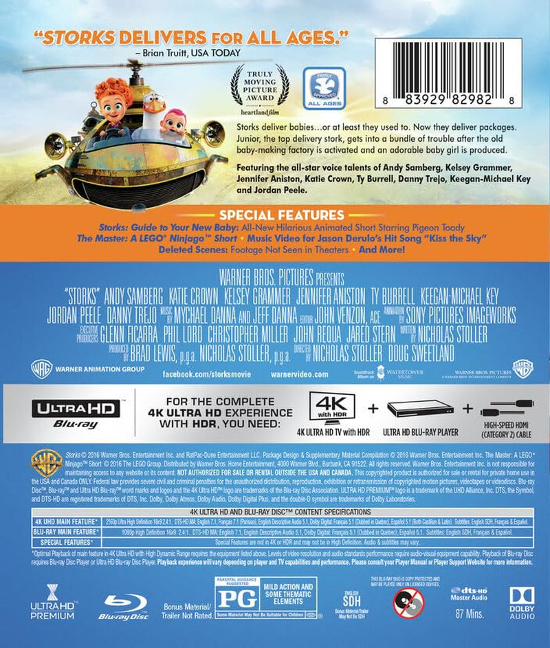 Storks [4K UHD + Blu-ray]