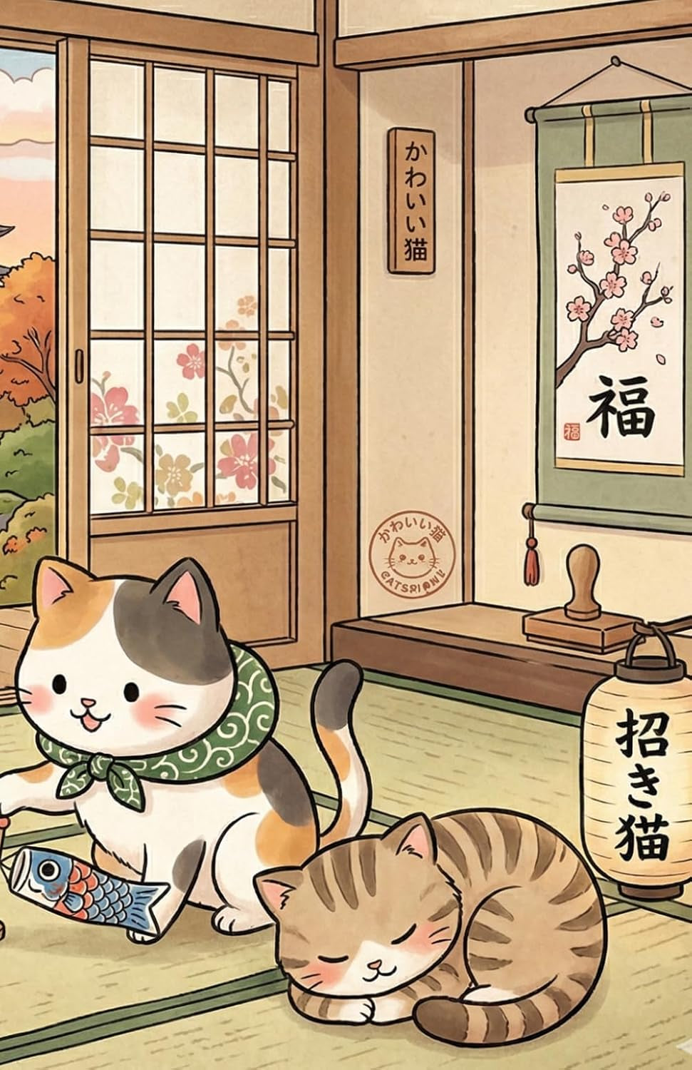JAPAN EKI STAMP BOOK: The Ultimate Traveler's Collection Cats Edition: A Portable Collection Journal for Japanese Train Station and Temple Ink Stamp